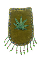 Marijuana Leaf Pattern Velvet Crossbody Bag VXL0609 - view 3