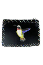 Hummingbird Rectangle Velvet Coin Purse V0701 - view 7