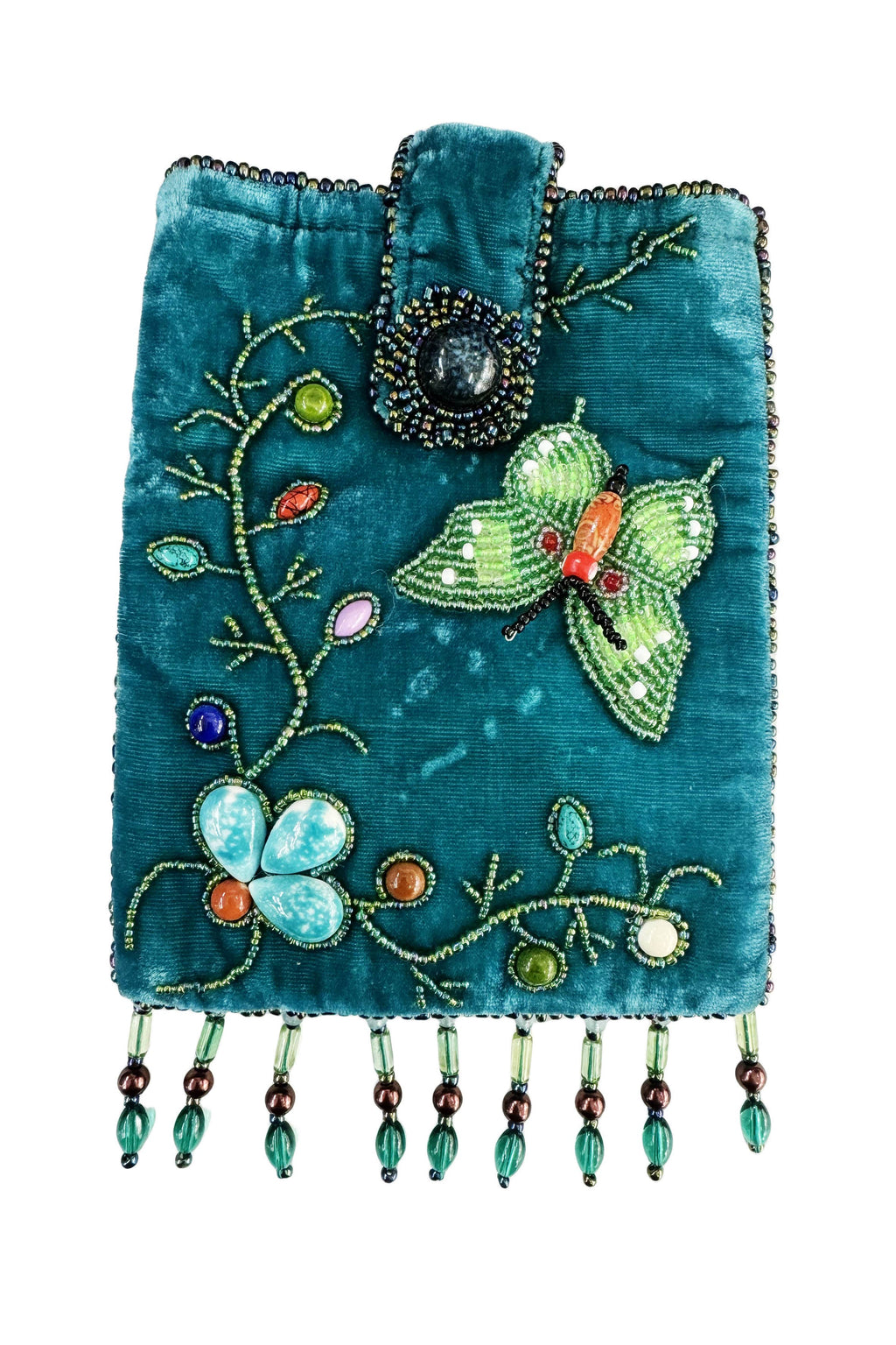 Butterfly Rectangular Velvet Crossbody VBG15-BU - view 13