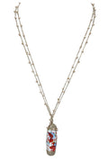 Special Glass Pendant Crystal Necklaces N2946