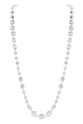 Classic Chandalier Crystal Long Necklaces N1130-Clear