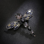 Alloy Rhinestone Dragonfly Brooch PA3186