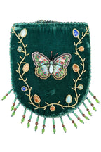 Butterfly Pattern Velvet Crossbody Bag LUG
