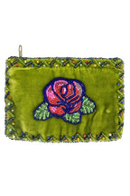 Rose Rectangle Velvet Coin Purse V0701 - view 2