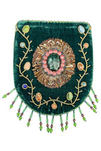Feather Pattern Velvet Crossbody Bag LUG-FeatherGem - view 9