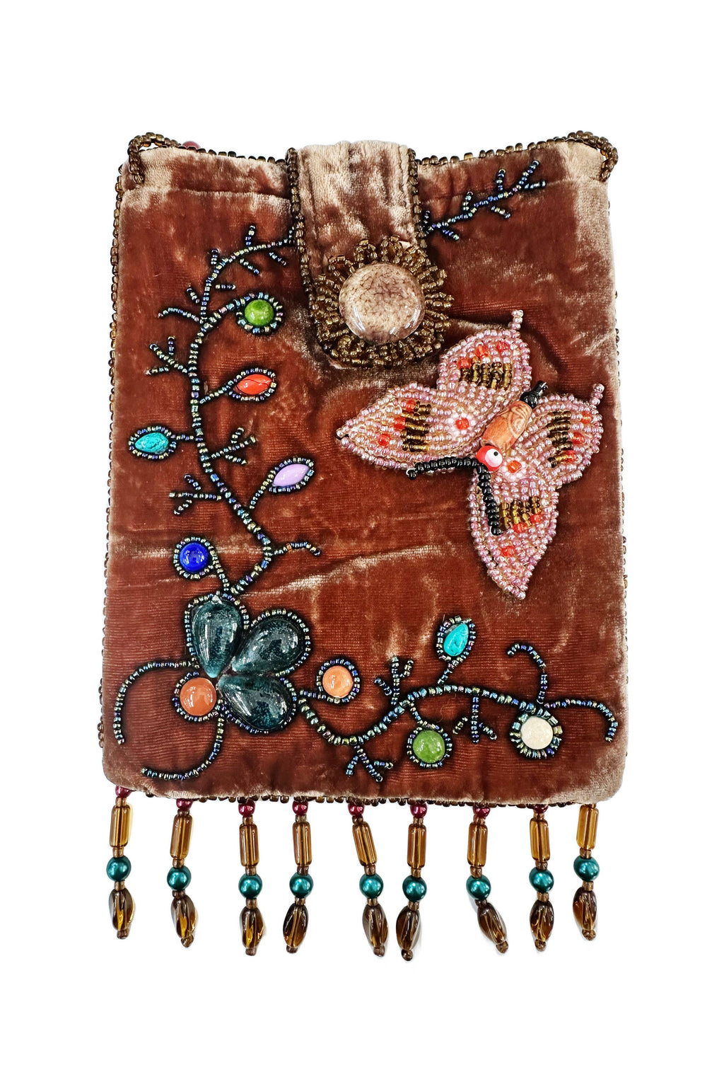Butterfly Rectangular Velvet Crossbody VBG15-BU - view 18