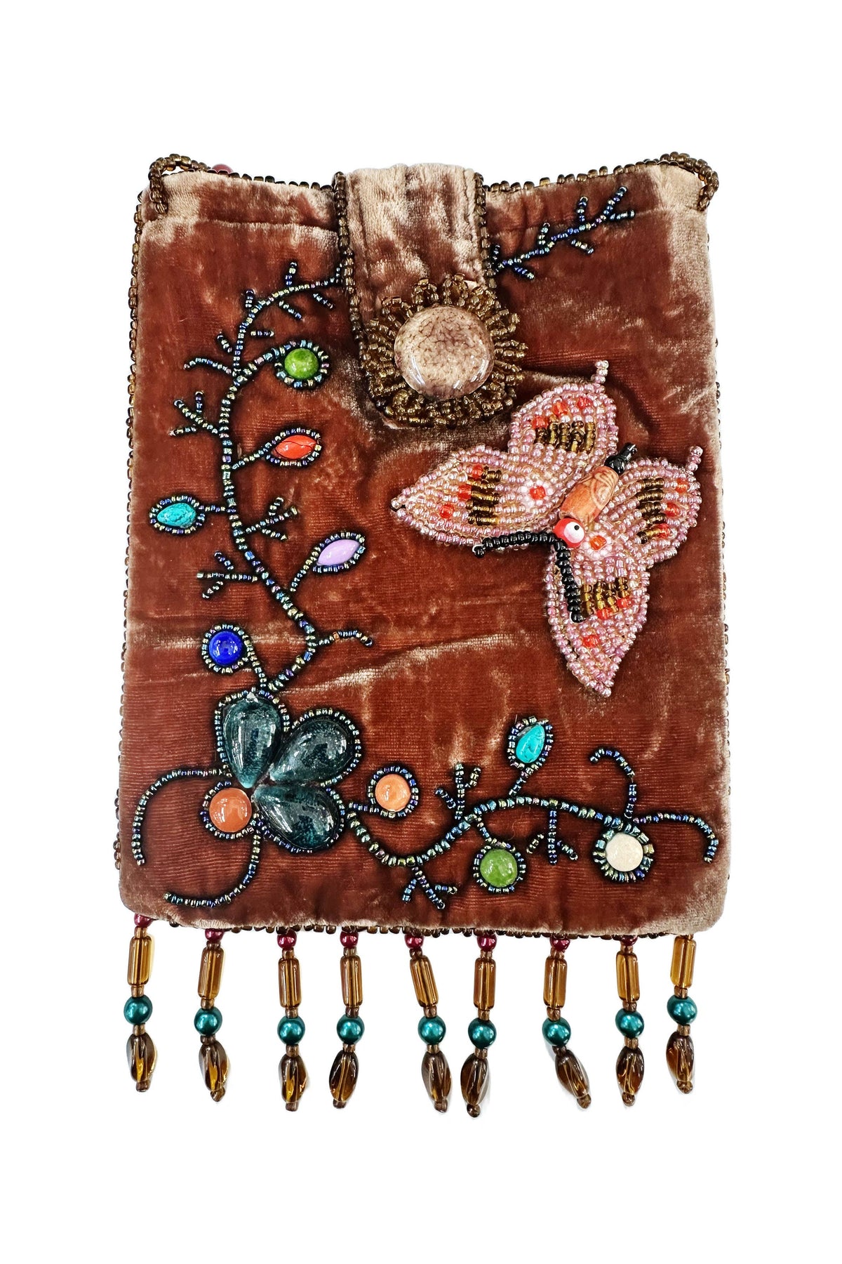 Butterfly Rectangular Velvet Crossbody VBG15-BU - view 18