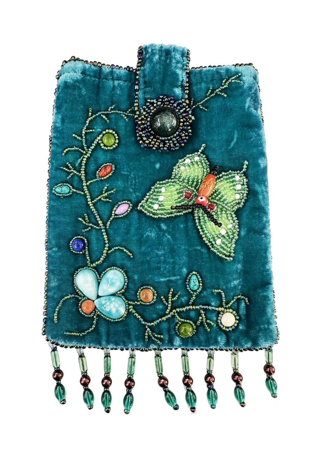 Butterfly Rectangular Velvet Crossbody VBG15-BU - view 16