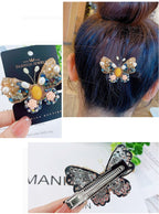 Butterfly Rhinestone Hair Clip