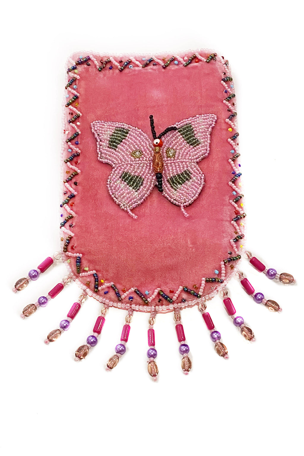 Butterfly Pattern Velvet Crossbody Bag VXL0609-Butterfly - view 19