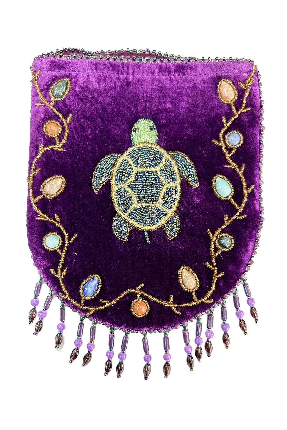 TURTLE Pattern Velvet Crossbody Bag LUG