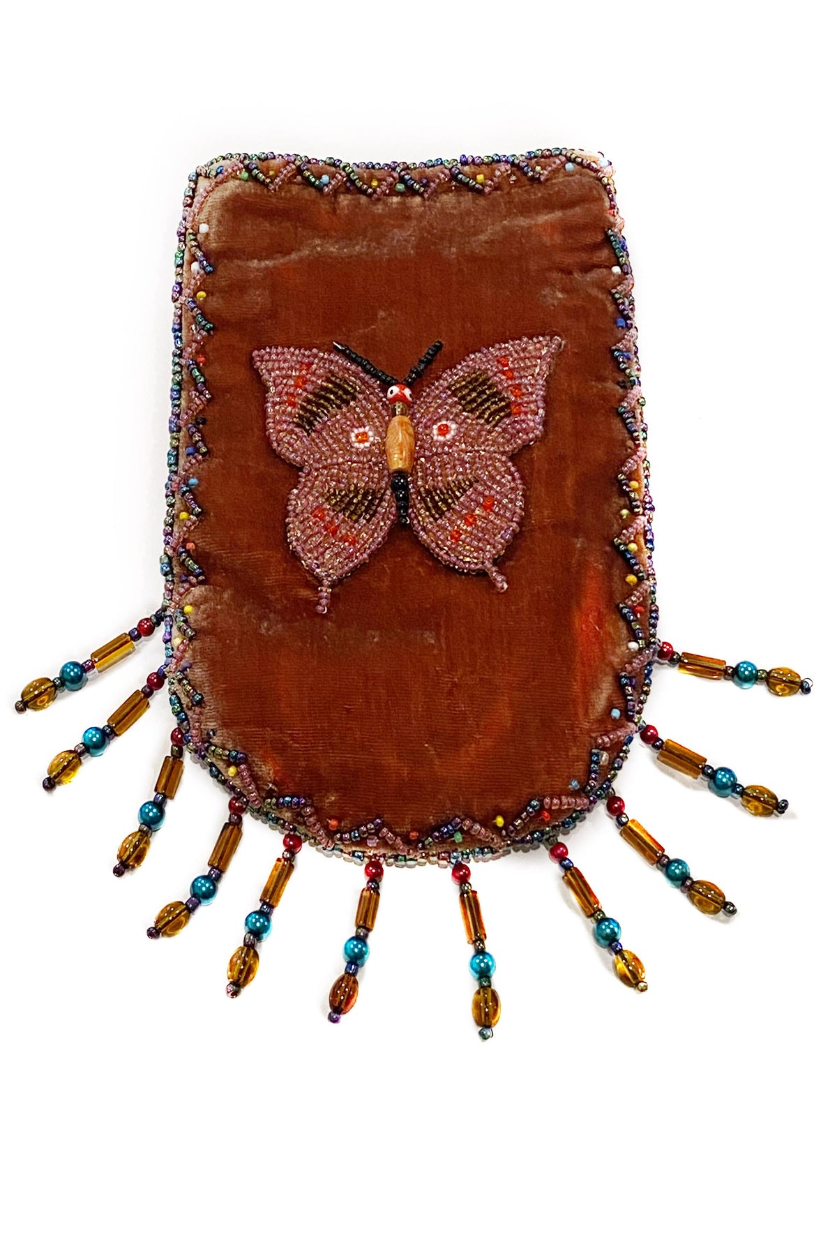 Butterfly Pattern Velvet Crossbody Bag VXL0609-Butterfly - view 9