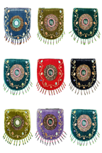 Feather Pattern Velvet Crossbody Bag LUG-FeatherGem - view 18