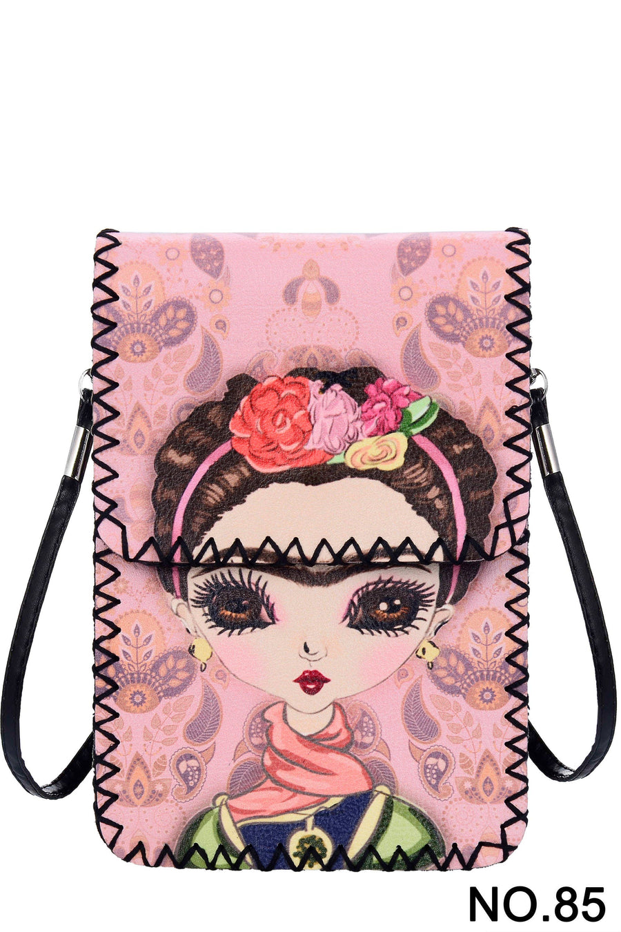 Baby Frida Print Hand-Stitched Crossbody Bag HB0580 - No. 85