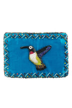 Hummingbird Rectangle Velvet Coin Purse V0701 - view 10