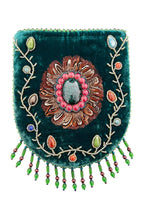 Feather Pattern Velvet Crossbody Bag LUG-FeatherGem - view 10