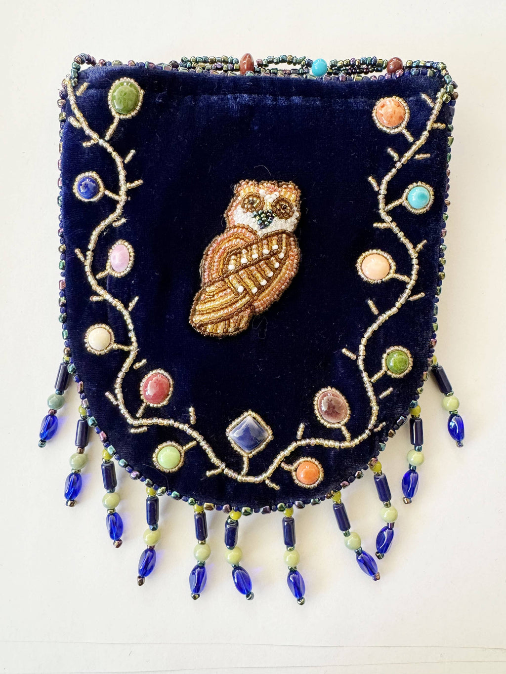 Owl Pattern Velvet Crossbody Mug - view 9
