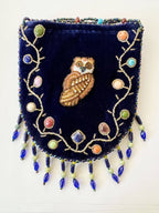 Owl Pattern Velvet Crossbody Mug - view 9