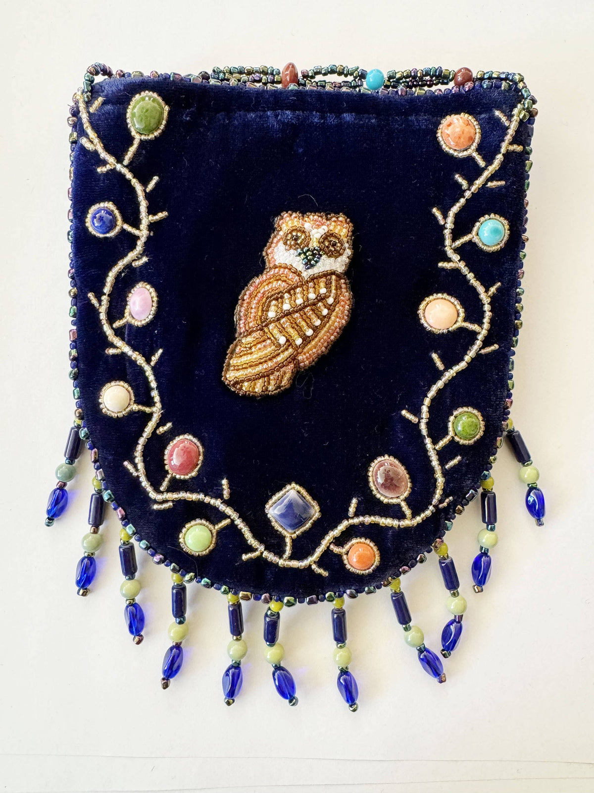 Owl Pattern Velvet Crossbody Mug - view 9