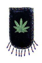 Marijuana Leaf Pattern Velvet Crossbody Bag VXL0609 - view 10
