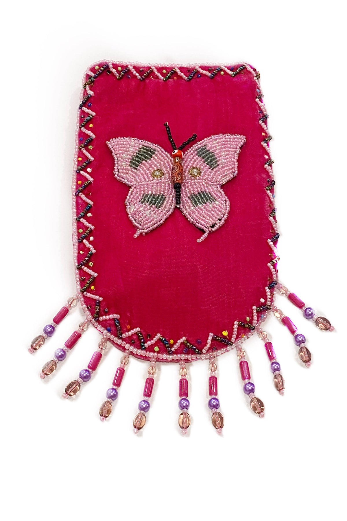 Butterfly Pattern Velvet Crossbody Bag VXL0609-Butterfly - view 15