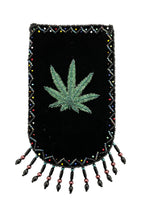 Marijuana Leaf Pattern Velvet Crossbody Bag VXL0609 - view 7