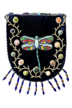 Dragonfly Pattern Velvet Crossbody MUG-Dragonfly - view 9