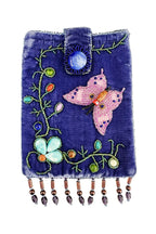 Butterfly Rectangular Velvet Crossbody VBG15-BU - view 15