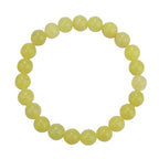 Lemon Jade Stone Stretch Bracelet B2048-8MM - view 2