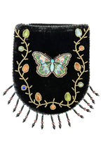 Butterfly Pattern Velvet Crossbody Bag LUG - view 4