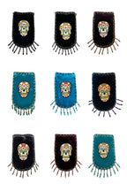 Skull Pattern Velvet Crossbody Bags VXL0609 - view 6