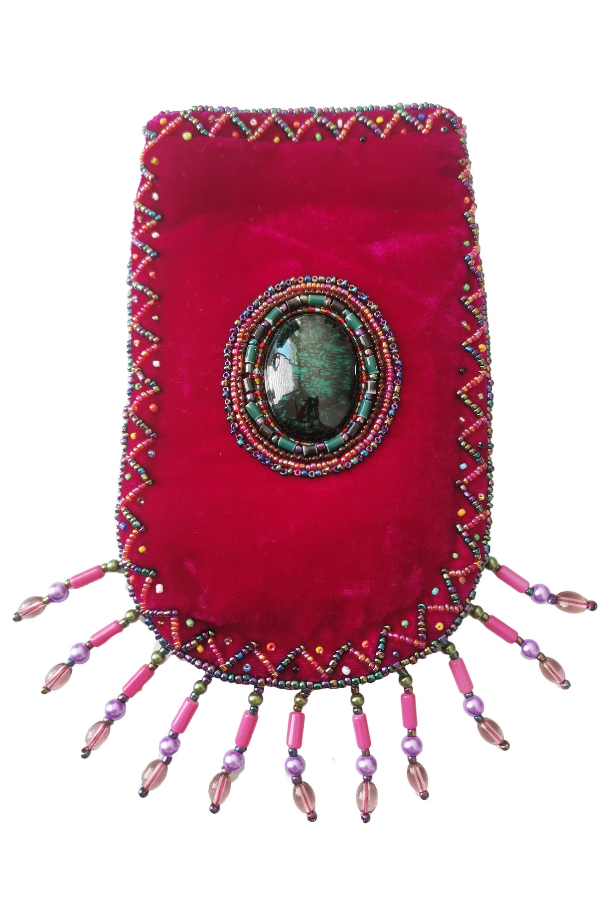 Gem Pattern Velvet Crossbody Bags VXL0609-Gem - view 10