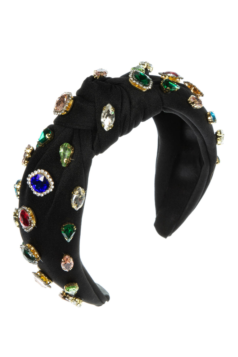 Rhinestone Knotted Fabric Headband L4558