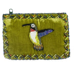 Hummingbird Rectangle Velvet Coin Purse V0701 - view 6