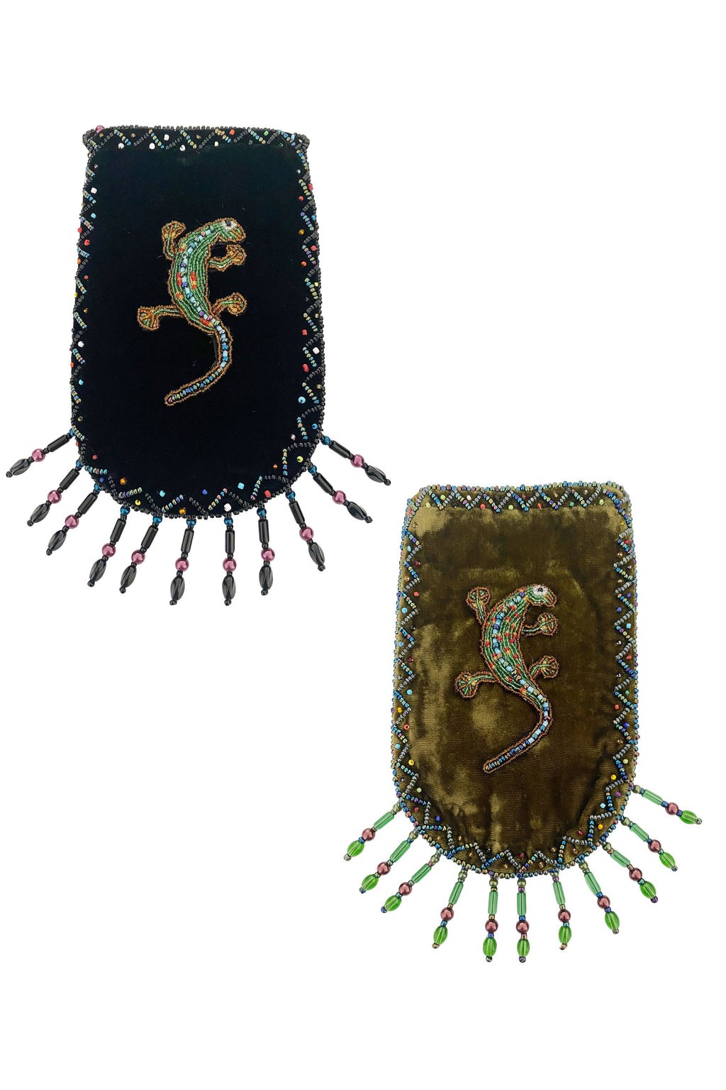 Lizard Pattern Velvet Crossbody Bags VXL0609-Lizard - view 2
