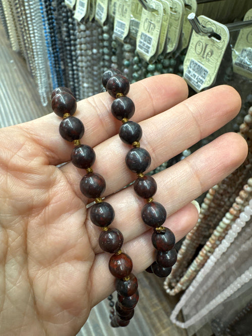 Breciated Jasper Stone Necklace N3180