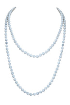 Composed Howlite Beaded Long Necklace N2740 - view 2