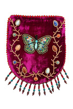 Butterfly Pattern Velvet Crossbody Bag LUG - view 8