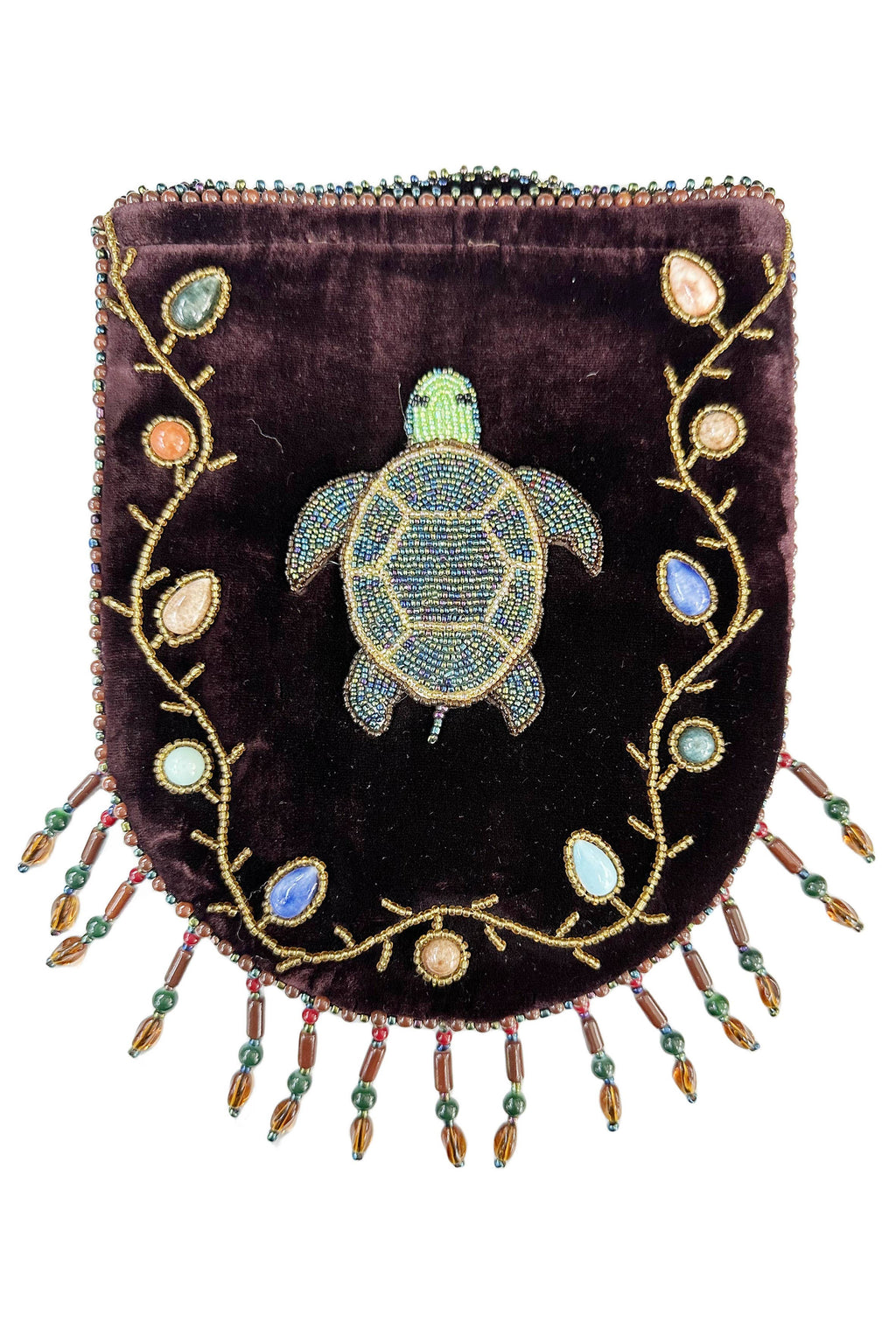 TURTLE Pattern Velvet Crossbody Bag LUG - view 4
