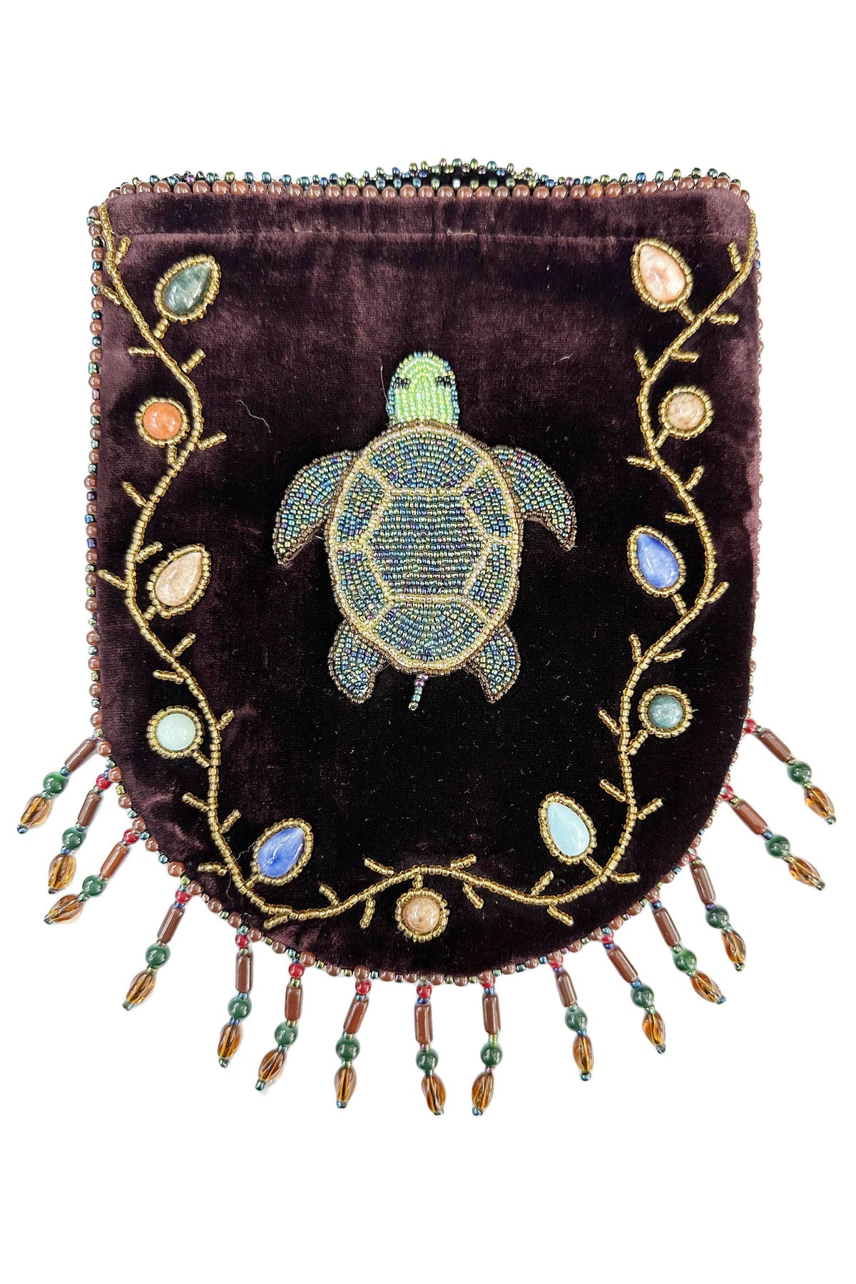 TURTLE Pattern Velvet Crossbody Bag LUG - view 4