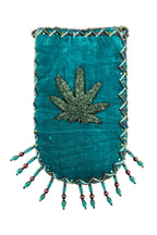 Marijuana Leaf Pattern Velvet Crossbody Bag VXL0609 - view 6