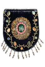 Feather Pattern Velvet Crossbody Bag LUG-FeatherGem - view 16