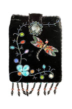 Dragonfly Rectangular Velvet Crossbody VBG15 - view 15