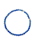 Composed Navy Emperor Stretch Bracelet B2057-4MM