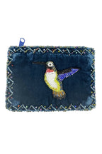 Hummingbird Rectangle Velvet Coin Purse V0701 - view 9