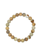 Picture Jasper Stone Stretch Bracelet B1588-Matte-6MM