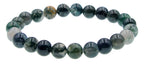 Indian Agate Stone Stretch Bracelets B1590-6MM