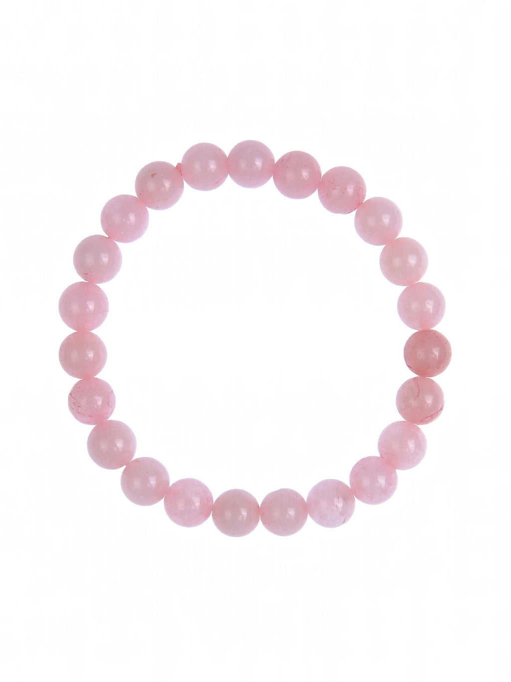 Colored Pink Jade Stretch Bracelets B1593-12MM