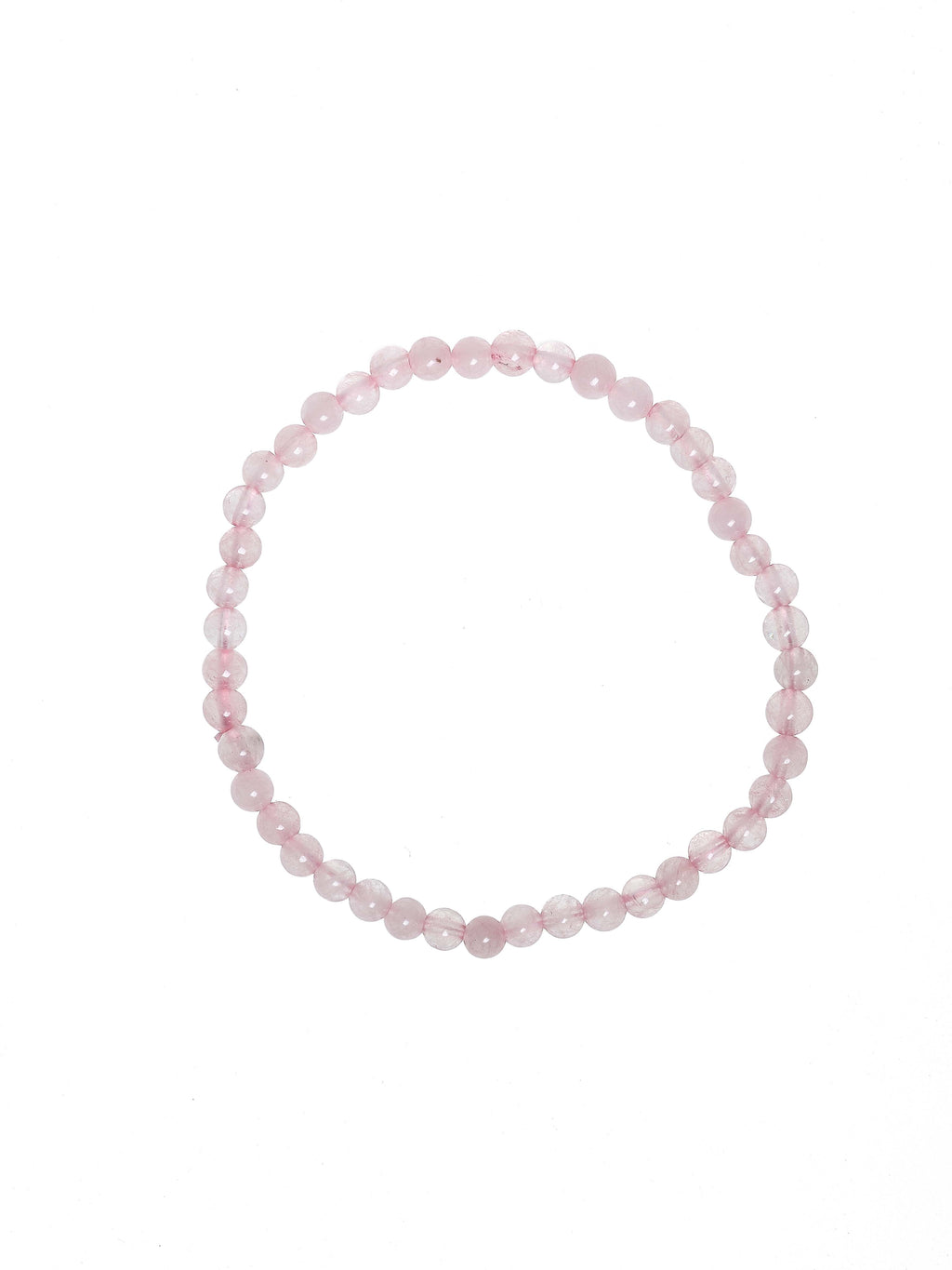 Colored Pink Jade Stretch Bracelets B1593-4MM