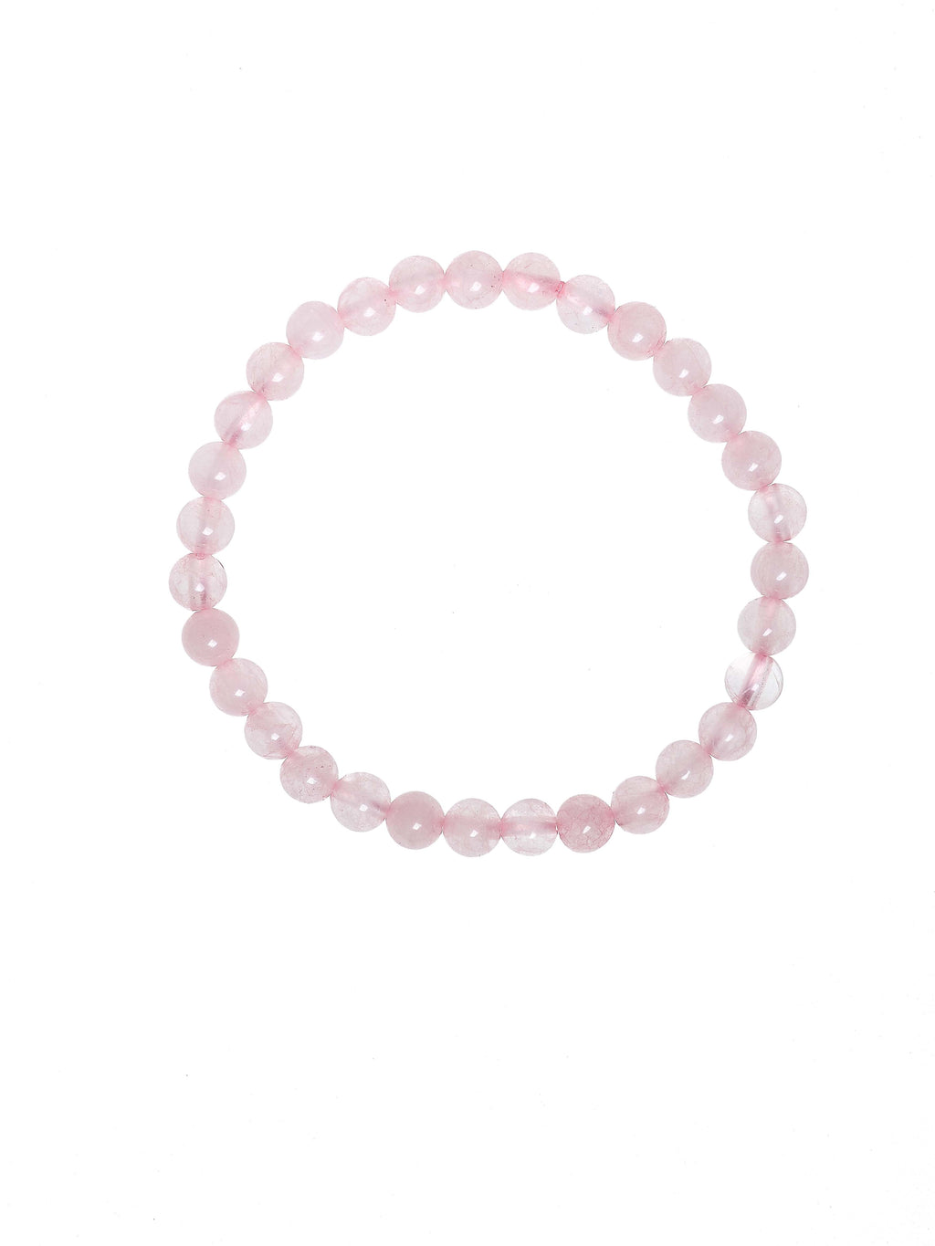 Colored Pink Jade Stretch Bracelet B1593 - 6MM